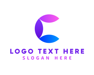 Initial - Gradient Modern C logo design