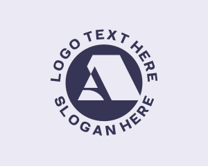Geometric - Corporate Agency Letter A logo design