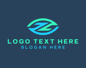 Cyber - Surveillance Company Letter Z logo design