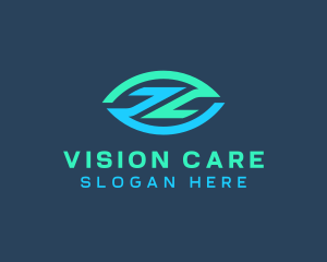 Ophthalmology - Surveillance Company Letter Z logo design
