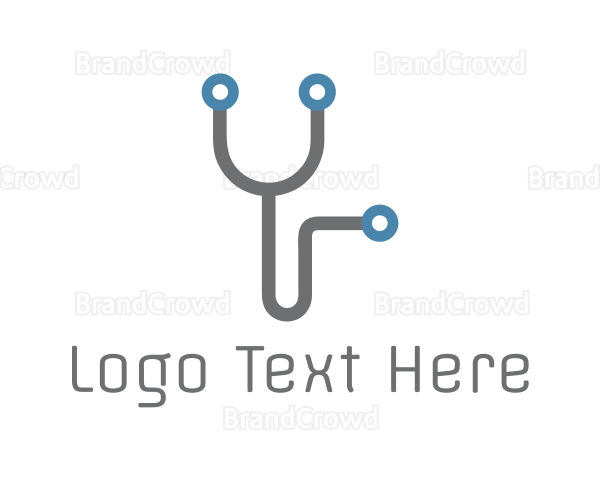 Medical Stethoscope Circuit Logo