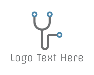 Medical Device - Medical Stethoscope Circuit logo design