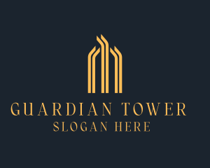 Tower Building City  logo design