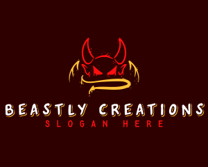 Evil Monster Graffiti logo design