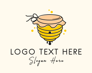 Beekeeping - Artisan Beehive Honey logo design