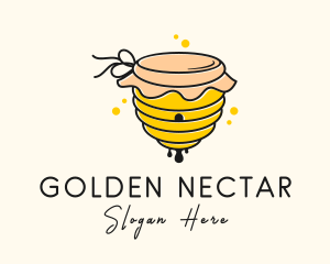 Honey - Artisan Beehive Honey logo design