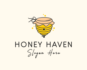 Apiary - Beehive Honey Dew logo design