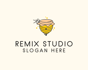 Beehive Honey Dew logo design