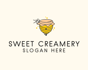 Beehive Honey Dew logo design