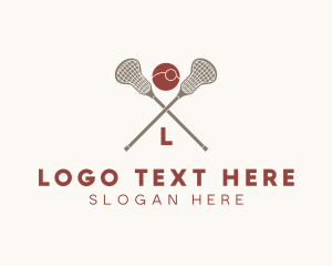 Field Lacrosse - Lacrosse Sports Team logo design