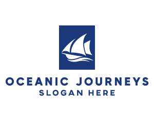 Voyage - Sailboat Sailing Boat logo design