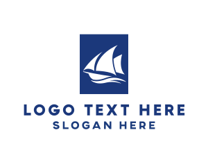 Trip - Sailboat Sailing Boat logo design