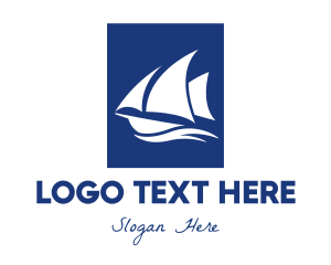 Navigate - Sailboat Sailing Boat logo design