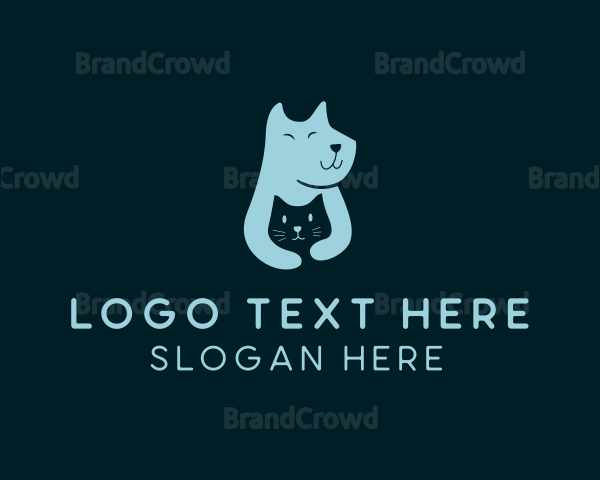 Cat Dog Pet Logo