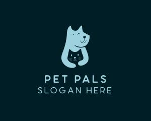 Cat Dog Pet logo design