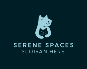 Cat Dog Pet logo design