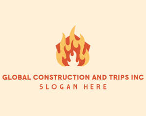 Fire Heating Gas Logo
