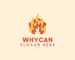 Fire Heating Gas Logo