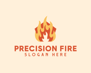 Fire Heating Gas logo design