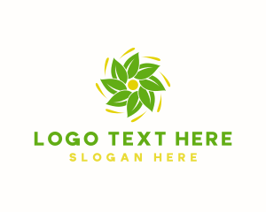 Leaf - Solar Leaf Fan logo design