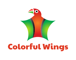 Parrot - Colorful Parrot Star logo design