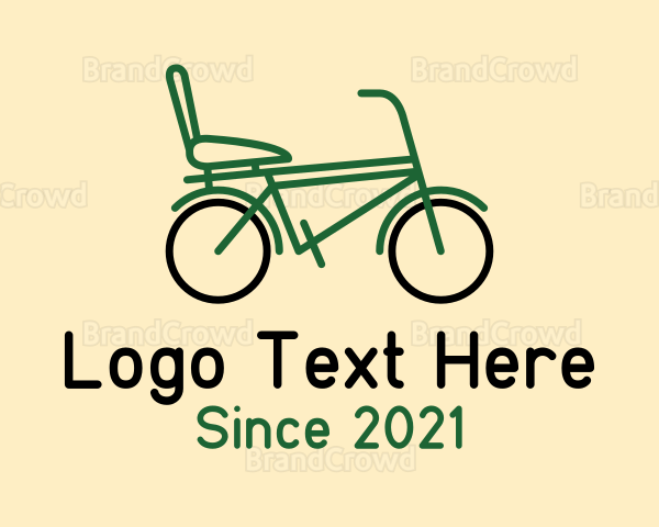 City Bike Outline Logo