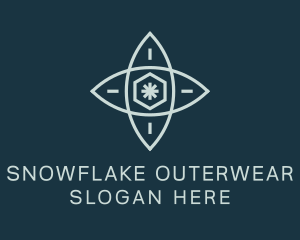 Snowflake Cooling Airflow logo design