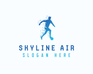 Athlete Football Soccer Logo