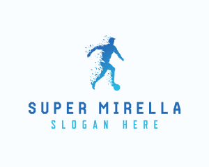 Athlete Football Soccer Logo