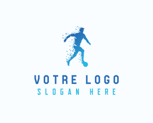 Athlete Football Soccer Logo