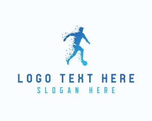 Athlete Football Soccer Logo