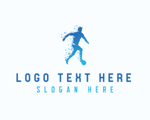 Athlete Football Soccer Logo