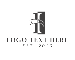 Letter I - Filmstrip Video Production logo design