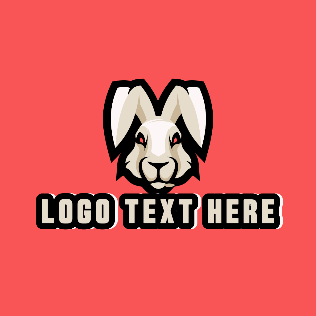 Wild Hare Rabbit Mascot Logo | BrandCrowd Logo Maker