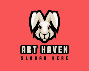 Wild Hare Rabbit logo design