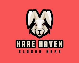 Wild Hare Rabbit logo design