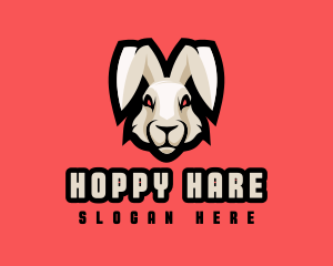 Rabbit - Wild Hare Rabbit logo design