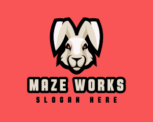 Wild Hare Rabbit logo design