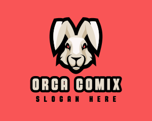 League - Wild Hare Rabbit logo design
