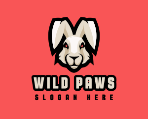 Wild Hare Rabbit logo design