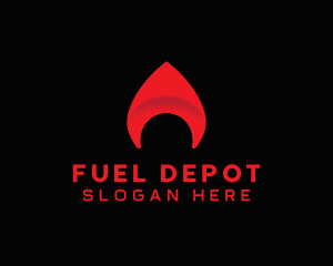 Gas - Gas Flame Letter A logo design