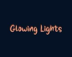 Playful Glow Brush logo design