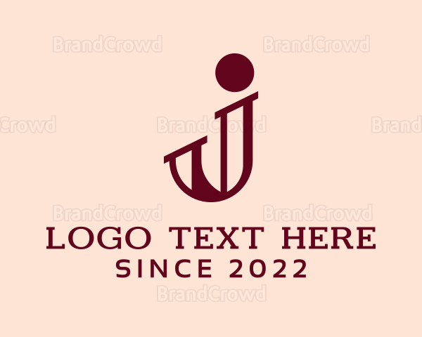 Luxury Brand Letter J Logo