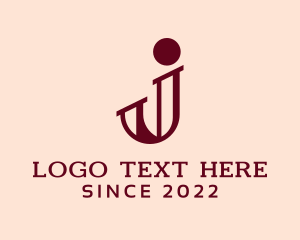 Lettermark - Luxury Brand Letter J logo design