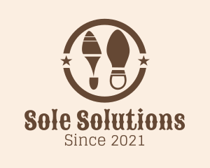 Sole - Cowboy Footsteps Shoes logo design
