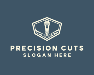 Cutting - Laser Cutting Machinery logo design