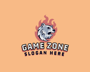 Polar Bear Gaming Character logo design