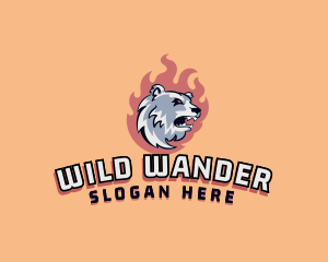 Polar Bear Gaming Character logo design