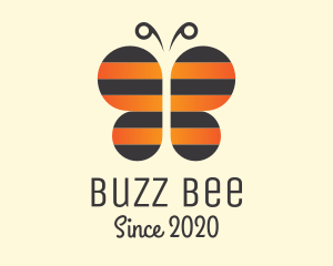 Buzz - Bee Butterfly Insect logo design