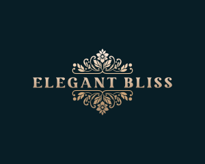 Floral Wedding Event Logo